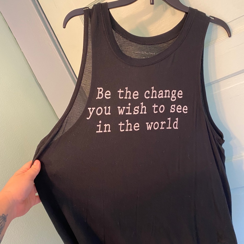 Muscle tank top